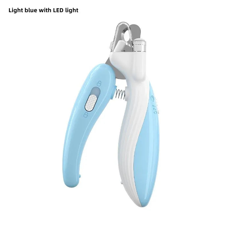 Pet Nail Clippers with LED Light – Electric Dog & Cat Nail Trimmer Grinder