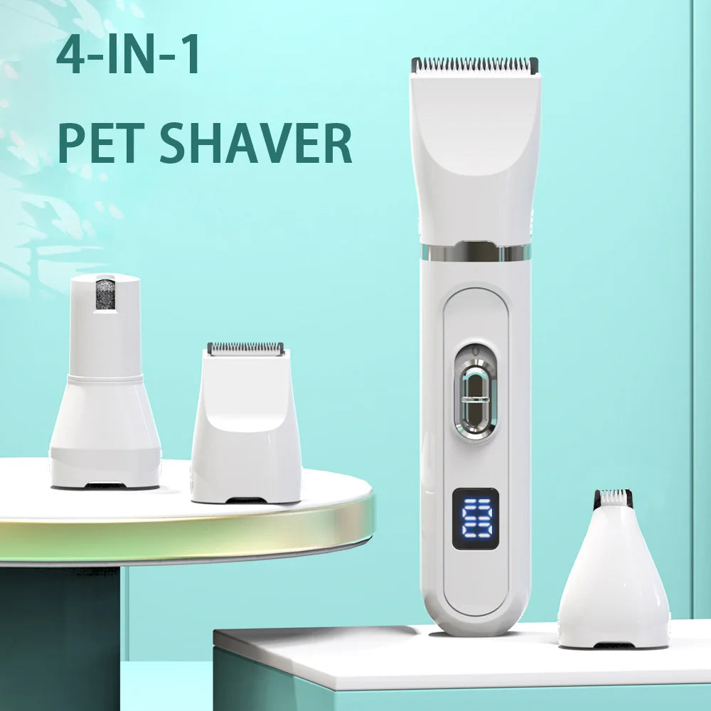 USB Rechargeable Pet Hair Clippers for Dogs & Cats