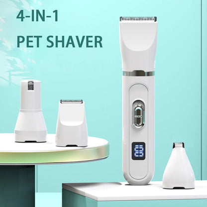 USB Rechargeable Pet Hair Clippers for Dogs & Cats