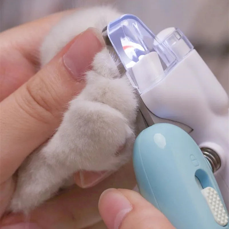 Pet Nail Clippers with LED Light – Electric Dog & Cat Nail Trimmer Grinder