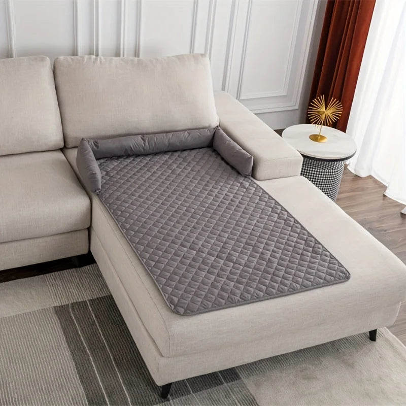 Pet Sofa Bed Couch Protector with Bolster