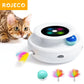 ROJECO 2-in-1 Automatic Feather Ball Toy