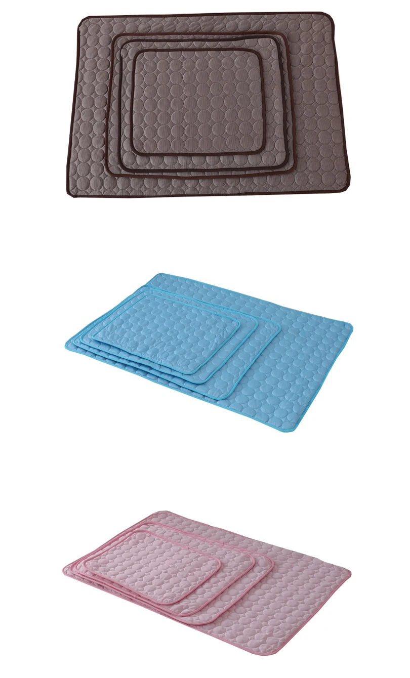 Dog Cooling Mat Summer Pet Bed Blanket