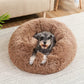40–90cm Round Pet Bed – Super Soft Plush Dog & Cat Bed