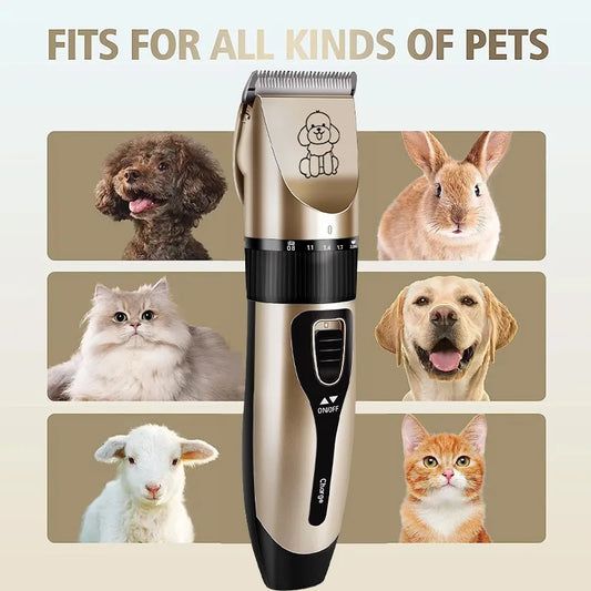 USB Rechargeable Pet Hair Clipper for Dogs & Cats