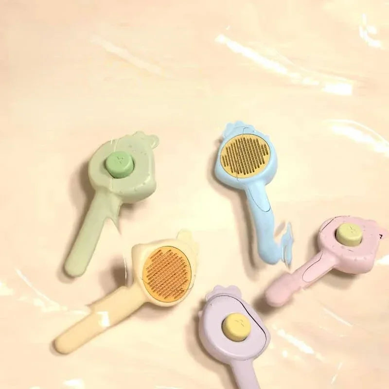 Pet Massage & Grooming Brush for Cats & Dogs