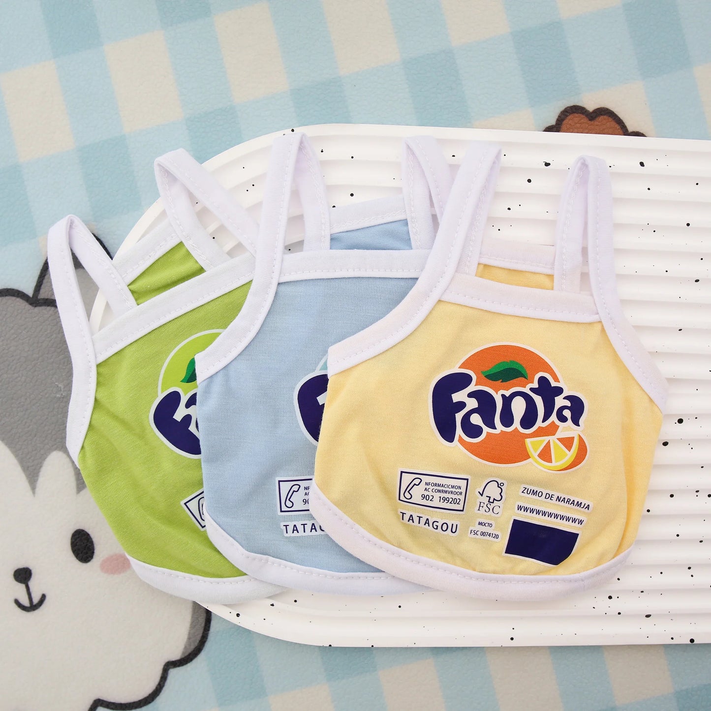 Pet Summer Dopamine Fruit Soda Vest