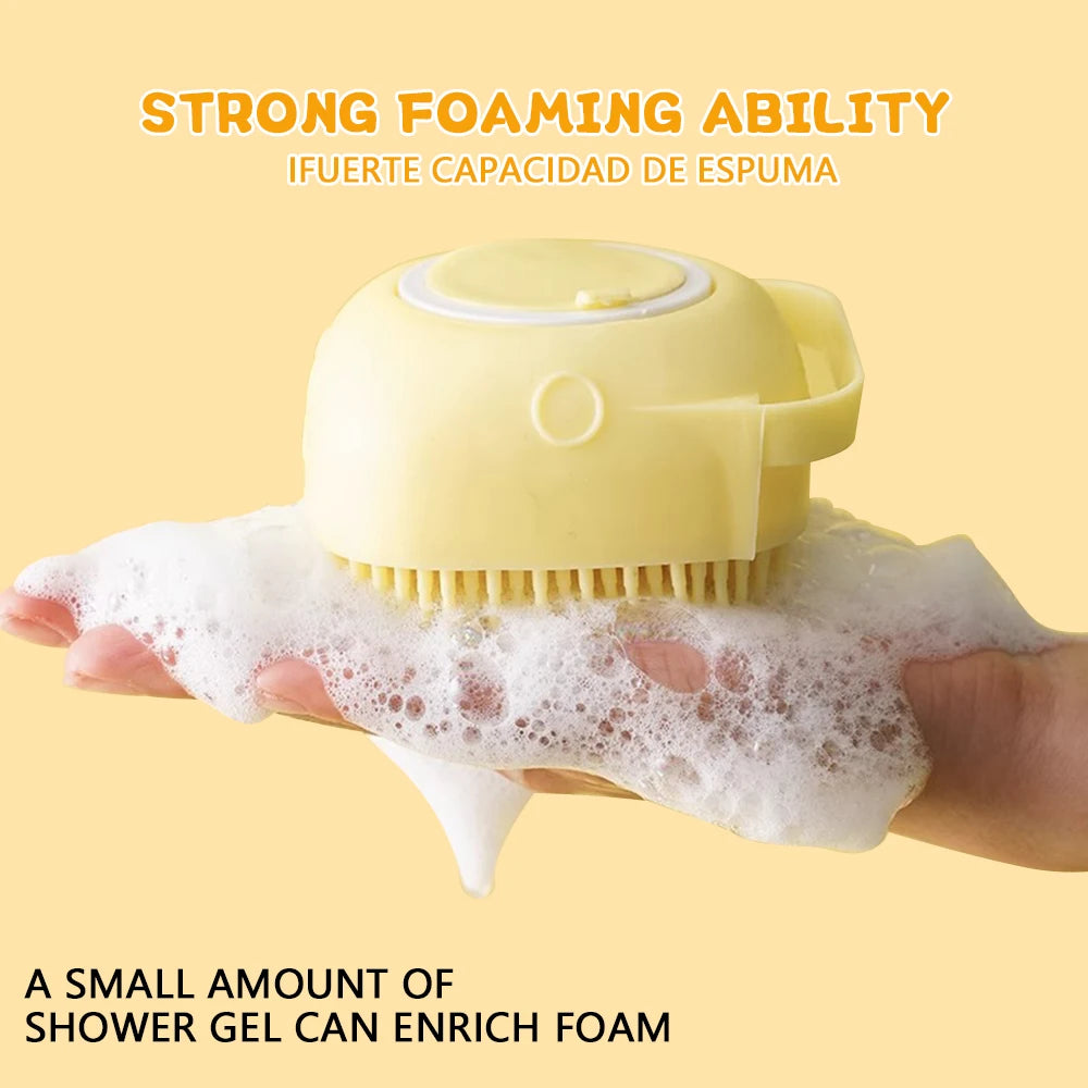 Silicone Dog Bath & Shampoo Brush