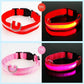 LED Glowing Dog Collar – Adjustable Flashing Rechargeable Light-Up Collar