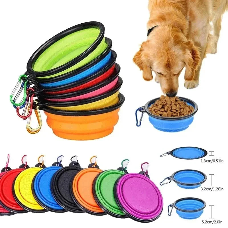 350mL Portable Pet Folding Bowl