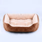 Square Plush Pet Bed for Dogs & Cats