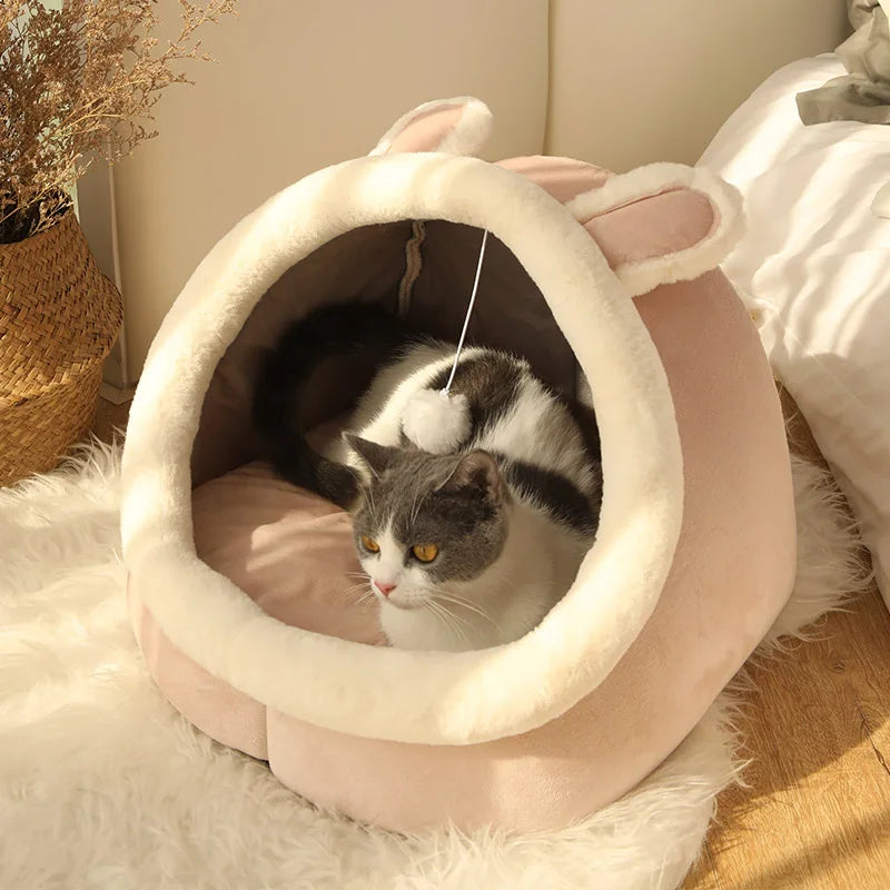 Pet Tent Cave Bed for Cats & Small Dogs
