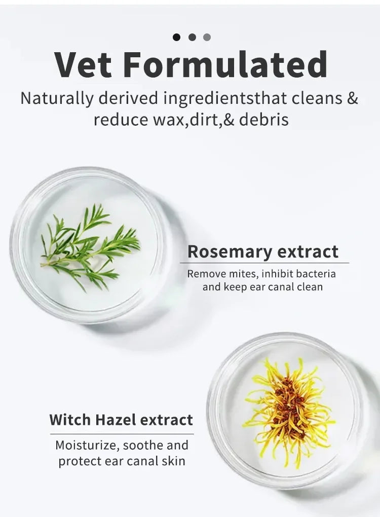 50pcs Pet Ear Cleaning Wipes for Dogs & Cats