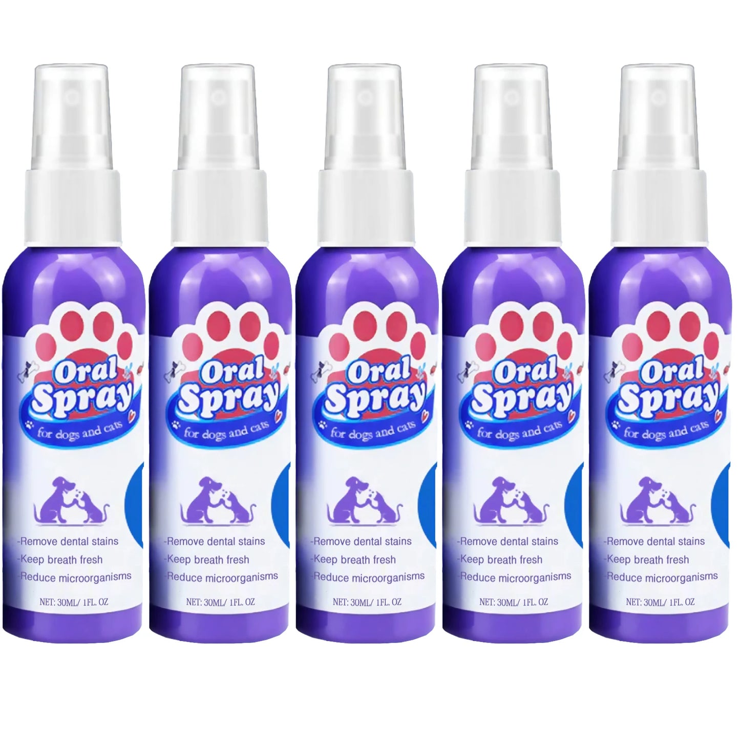 Pet Dental Spray for Dogs & Cats 30ml