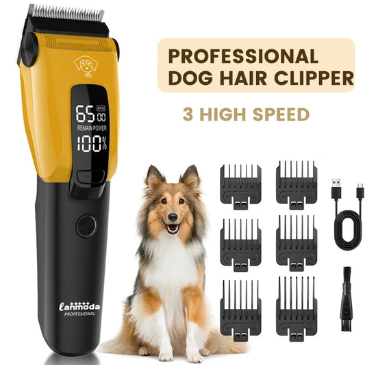 Professional Pet Clipper Dog & Cat Hair Trimmer