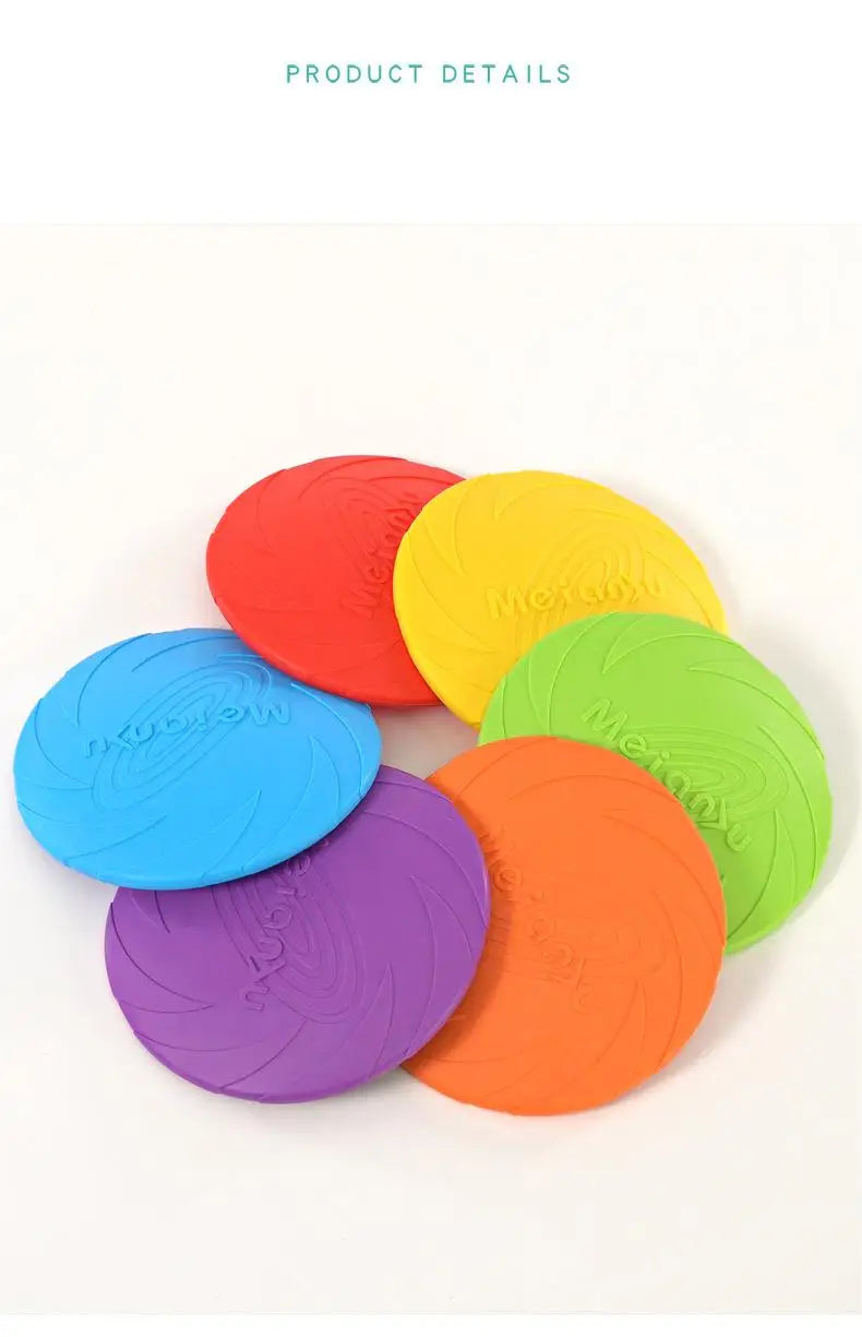 OUZEY Bite-Resistant Dog Flying Disc Toy