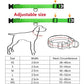 LED Glowing Dog Collar – Adjustable Flashing Rechargeable Light-Up Collar