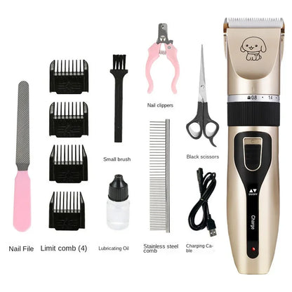USB Rechargeable Pet Hair Clipper for Dogs & Cats