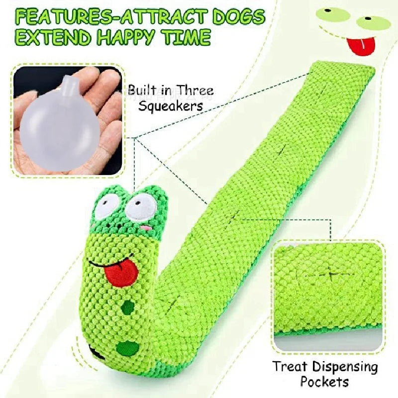 Interactive Dog Puzzle Squeaky Toy