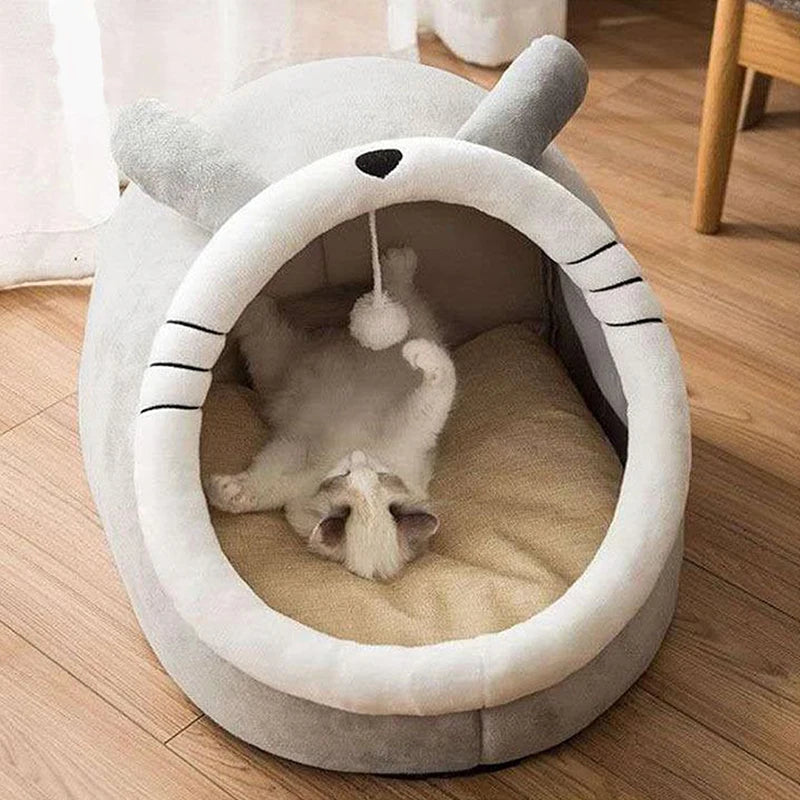 Pet Tent Cave Bed for Cats & Small Dogs