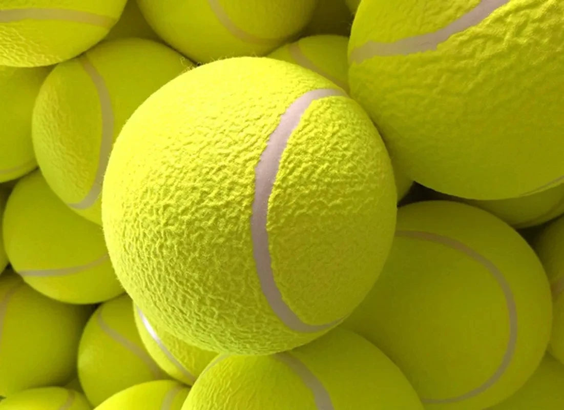 Giant Inflatable Tennis Ball for Dogs with Pump