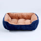 Square Plush Pet Bed for Dogs & Cats