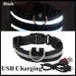 LED Glowing Dog Collar – Adjustable Flashing Rechargeable Light-Up Collar