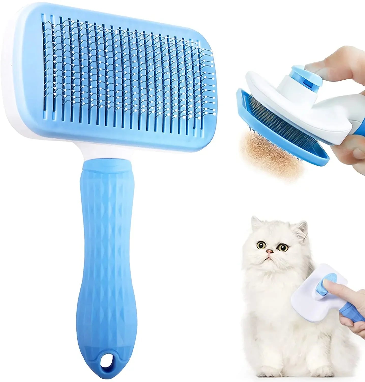 Pet Hair Remover Brush for Dogs & Cats
