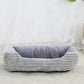 Square Plush Pet Bed for Dogs & Cats