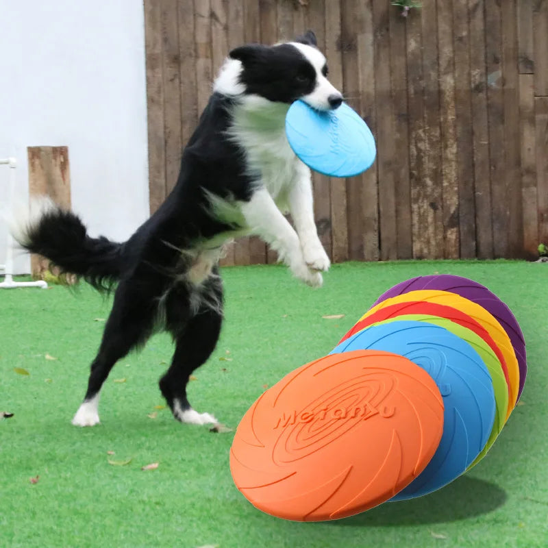 OUZEY Bite-Resistant Dog Flying Disc Toy