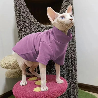 Sphynx Cat Soft Cotton Winter Outfit