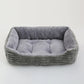 Square Plush Pet Bed for Dogs & Cats