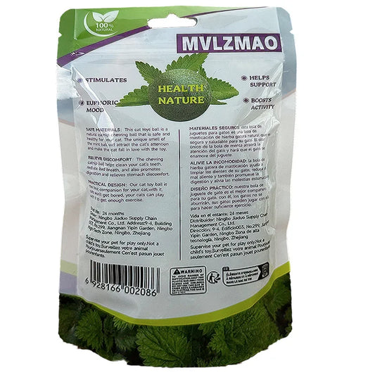 Edible Catnip Ball Toy for Cats