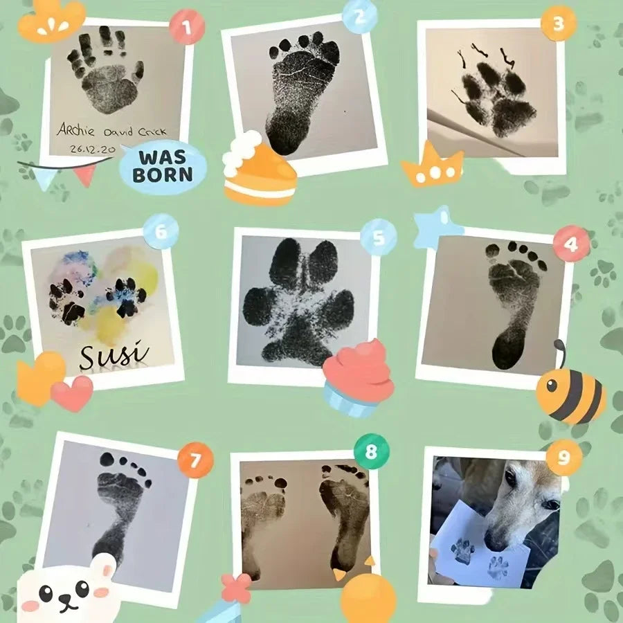 4 Set Baby Handprint & Footprint Ink Pads
