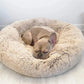 40–90cm Round Pet Bed – Super Soft Plush Dog & Cat Bed