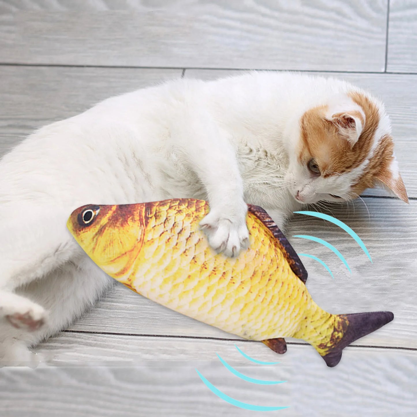 USB Electric Floppy Fish Cat Toy