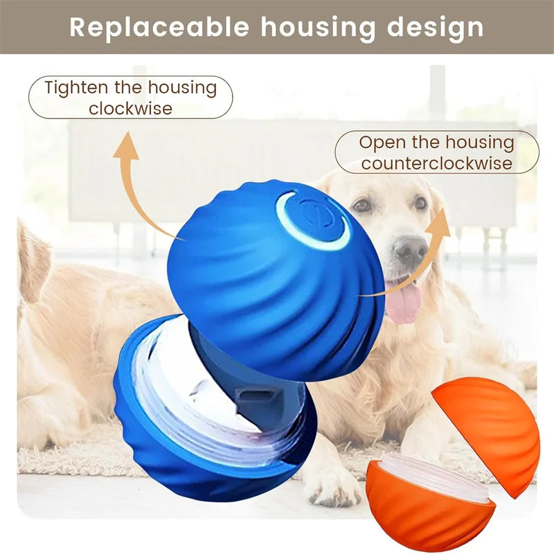 Smart Interactive Dog Toy Ball USB Rechargeable